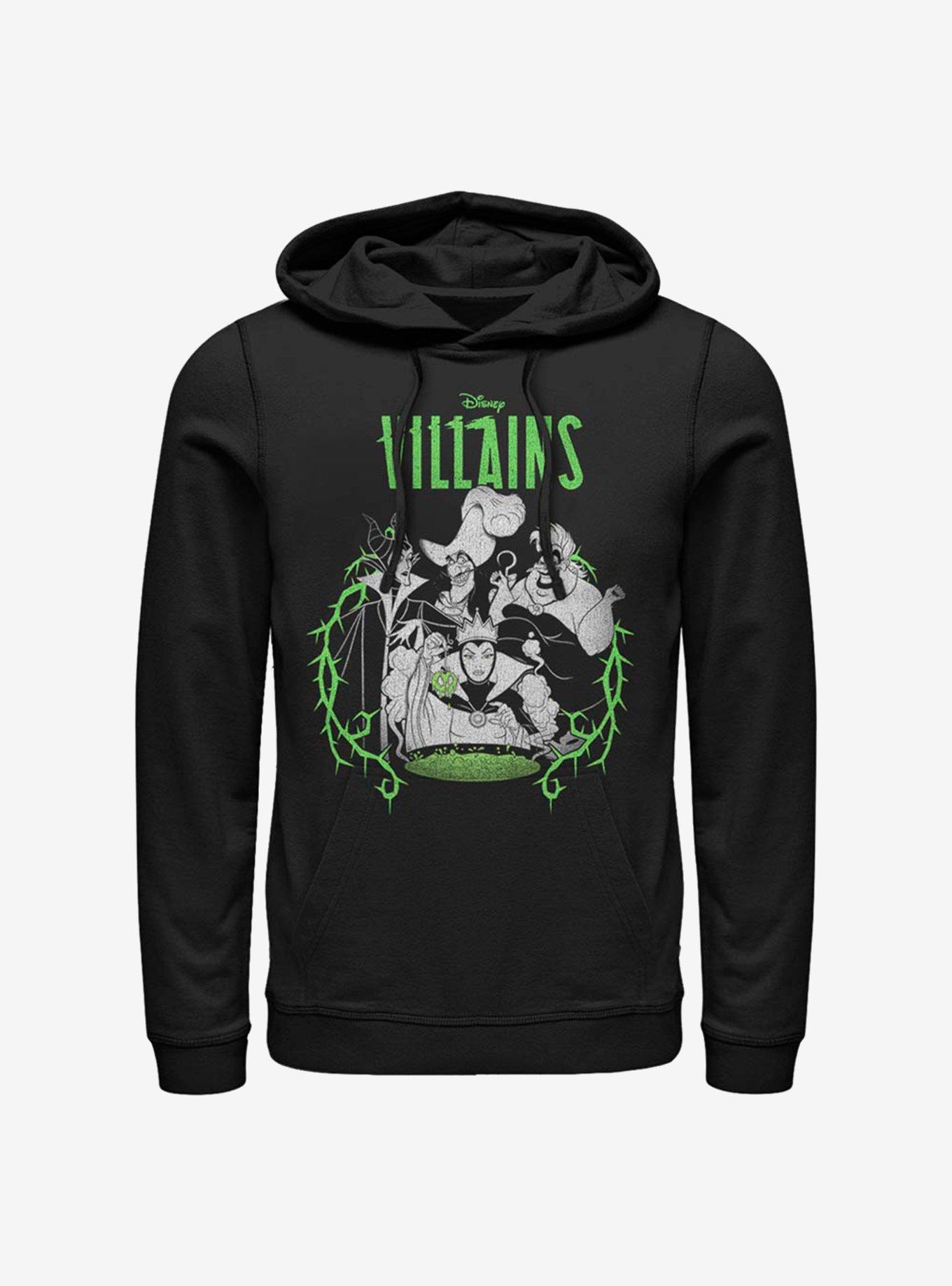 Disney Villain Lockup Hoodie, BLACK, hi-res