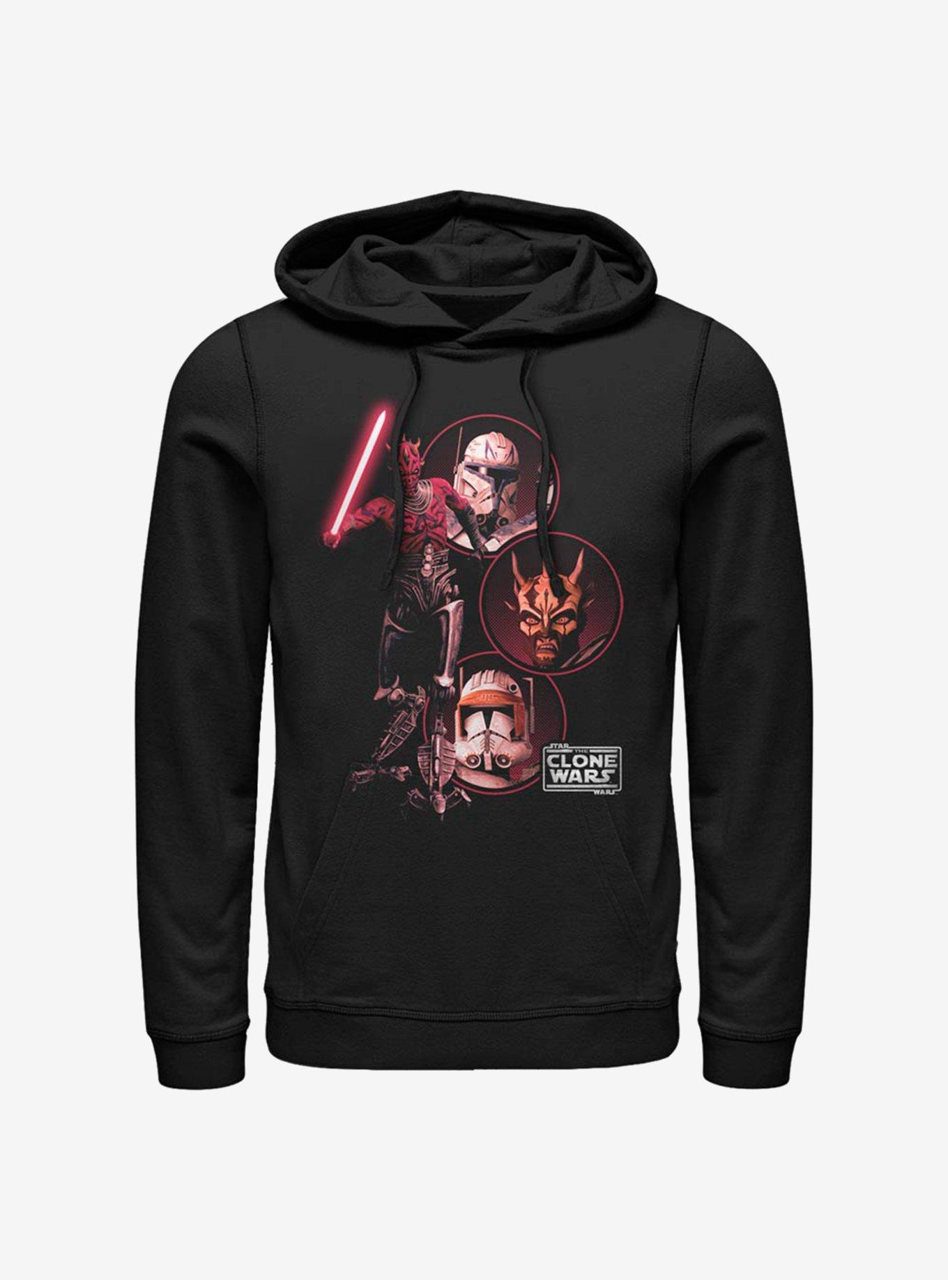 Star Wars: The Clone Wars Darkside Group Hoodie, BLACK, hi-res