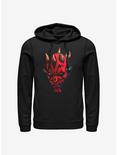 Star Wars: The Clone Wars Maul Face Hoodie, BLACK, hi-res
