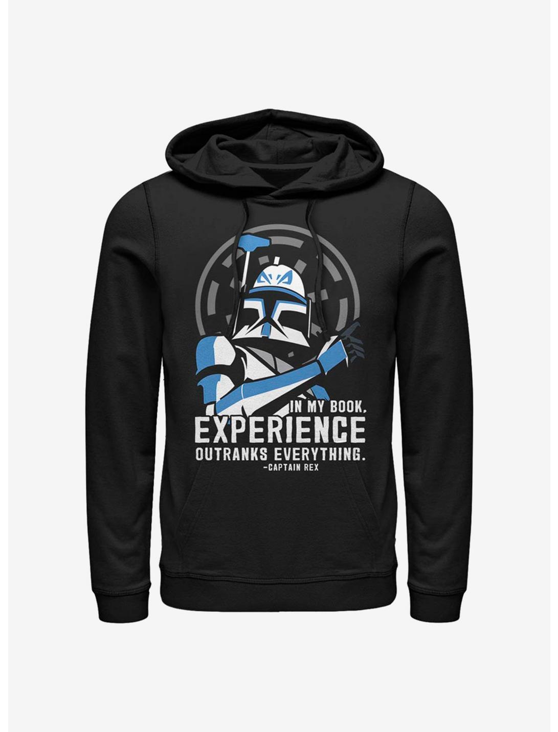 Star Wars: The Clone Wars Outranks Everything Hoodie, BLACK, hi-res