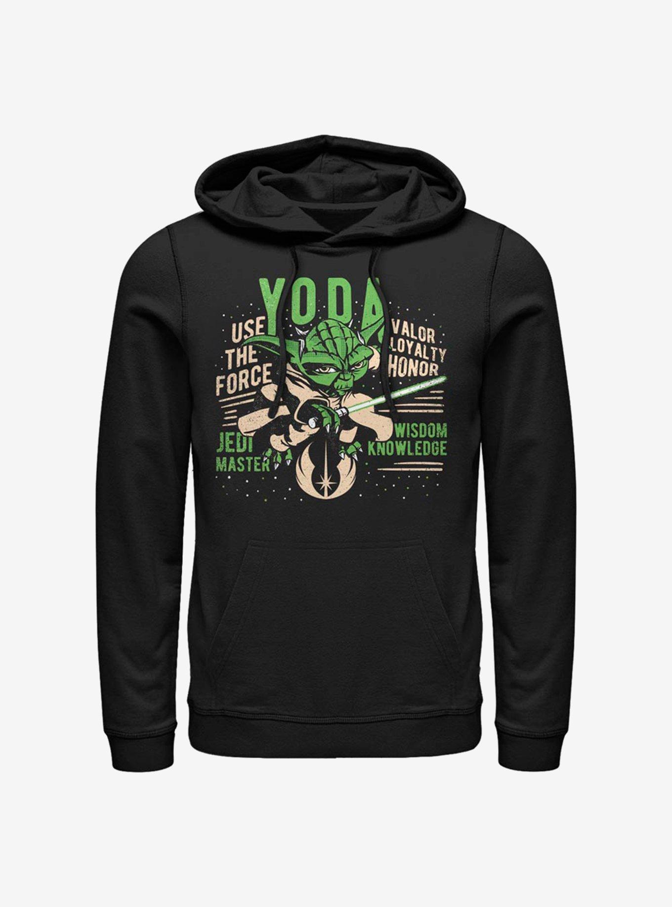 Star Wars: The Clone Wars Yoda Hoodie, BLACK, hi-res