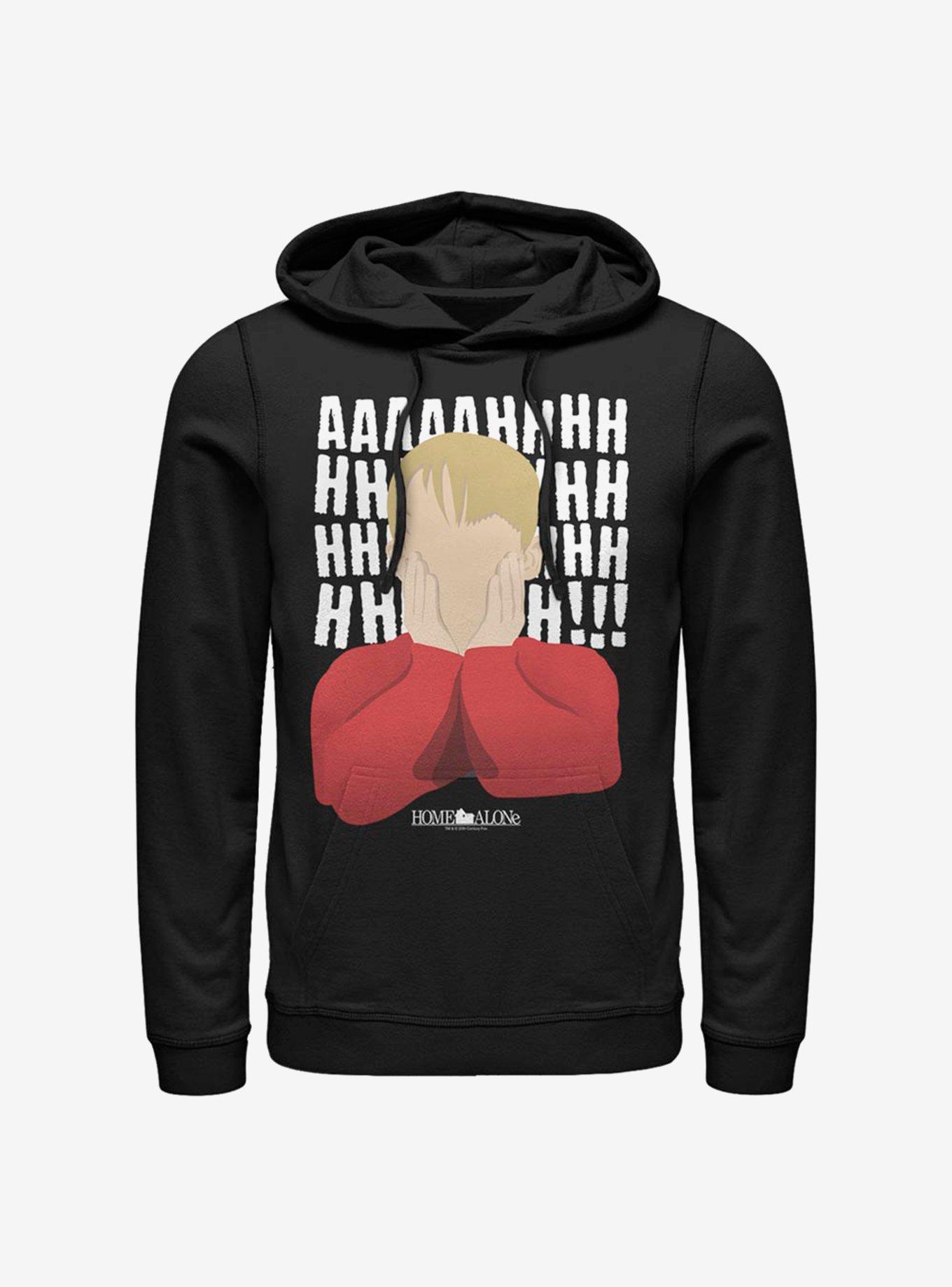 Home Alone AHHH Hoodie, BLACK, hi-res