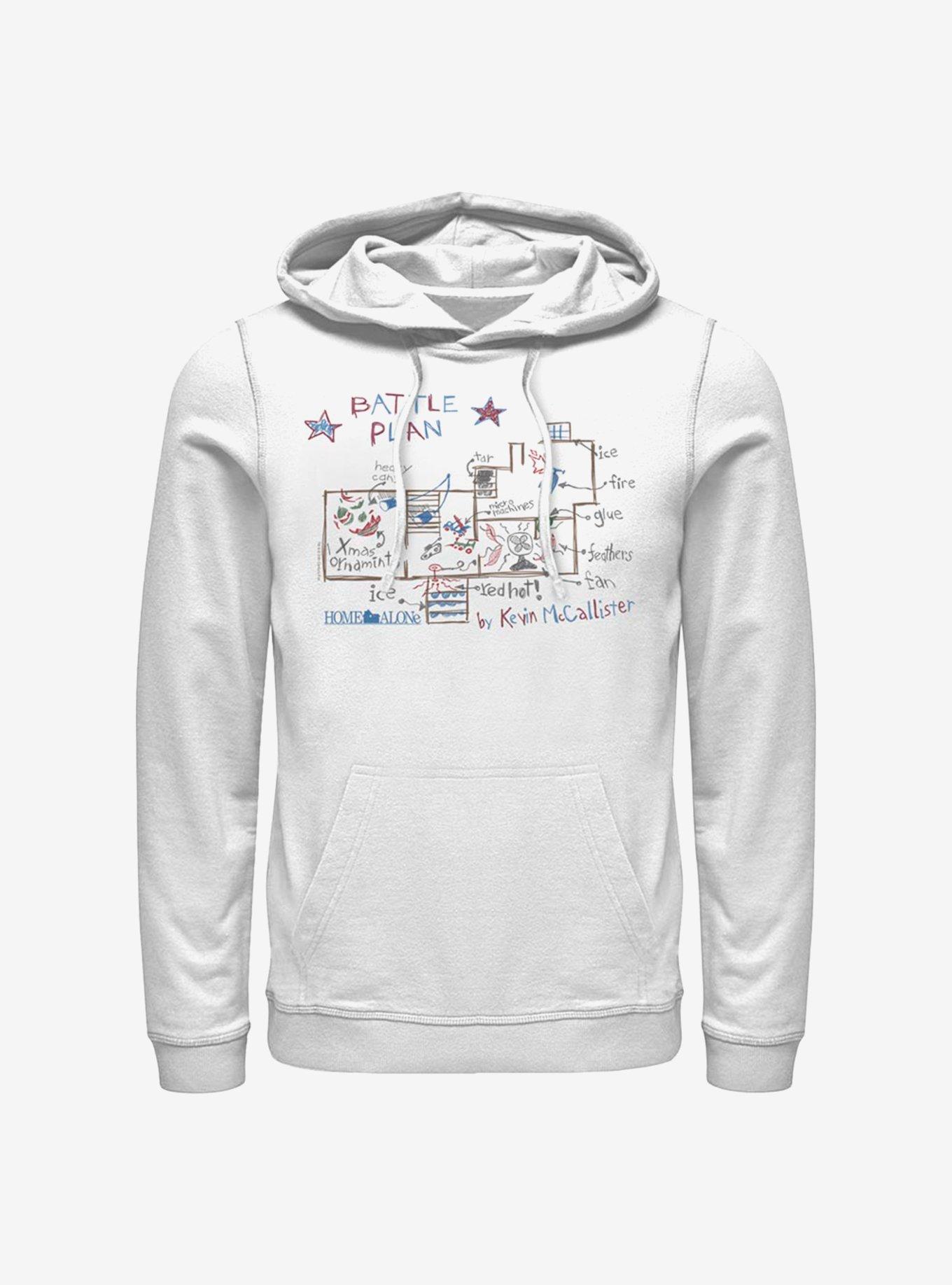 Home Alone Kevin's Plan Hoodie, WHITE, hi-res