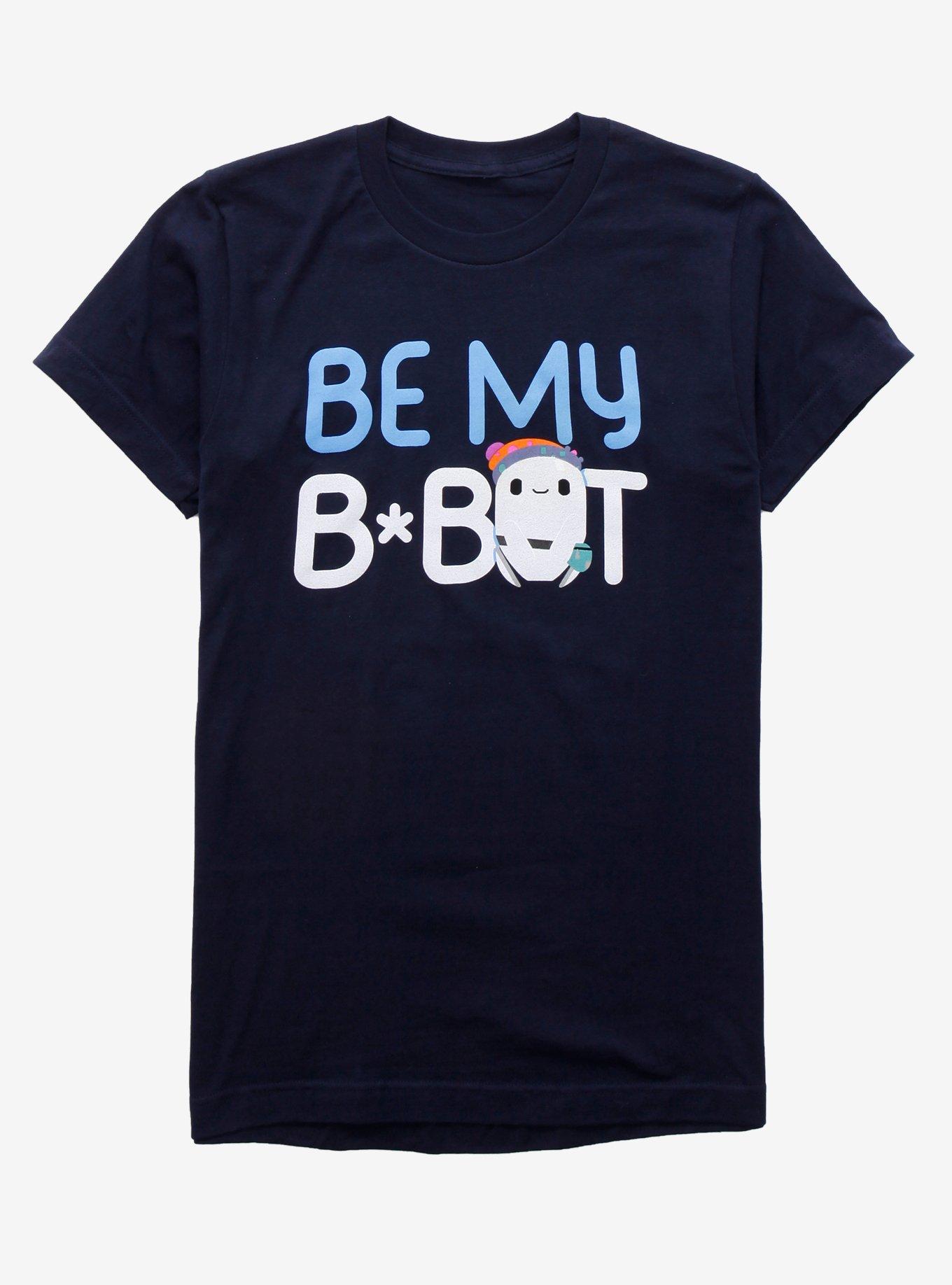Ron's Gone Wrong Be My B-bot T-Shirt - BoxLunch Exclusive, DARK BLUE, hi-res