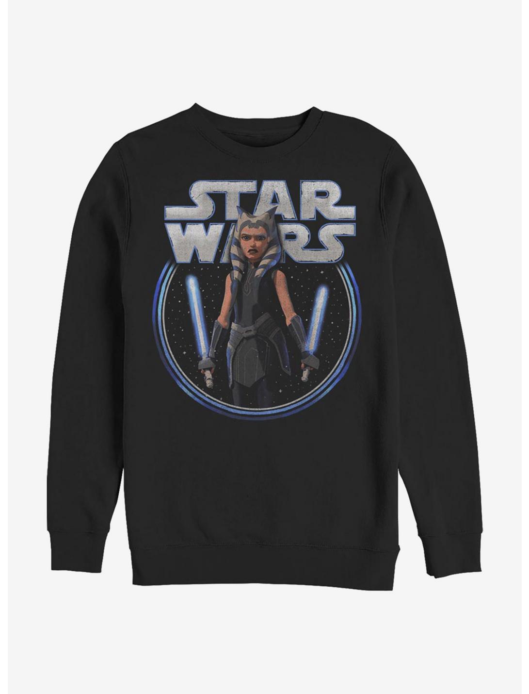 Star Wars: The Clone Wars Ahsoka Stars Sweatshirt, BLACK, hi-res
