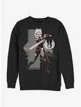 Star Wars Ahsoka Jedi Grayscale Sweatshirt, BLACK, hi-res