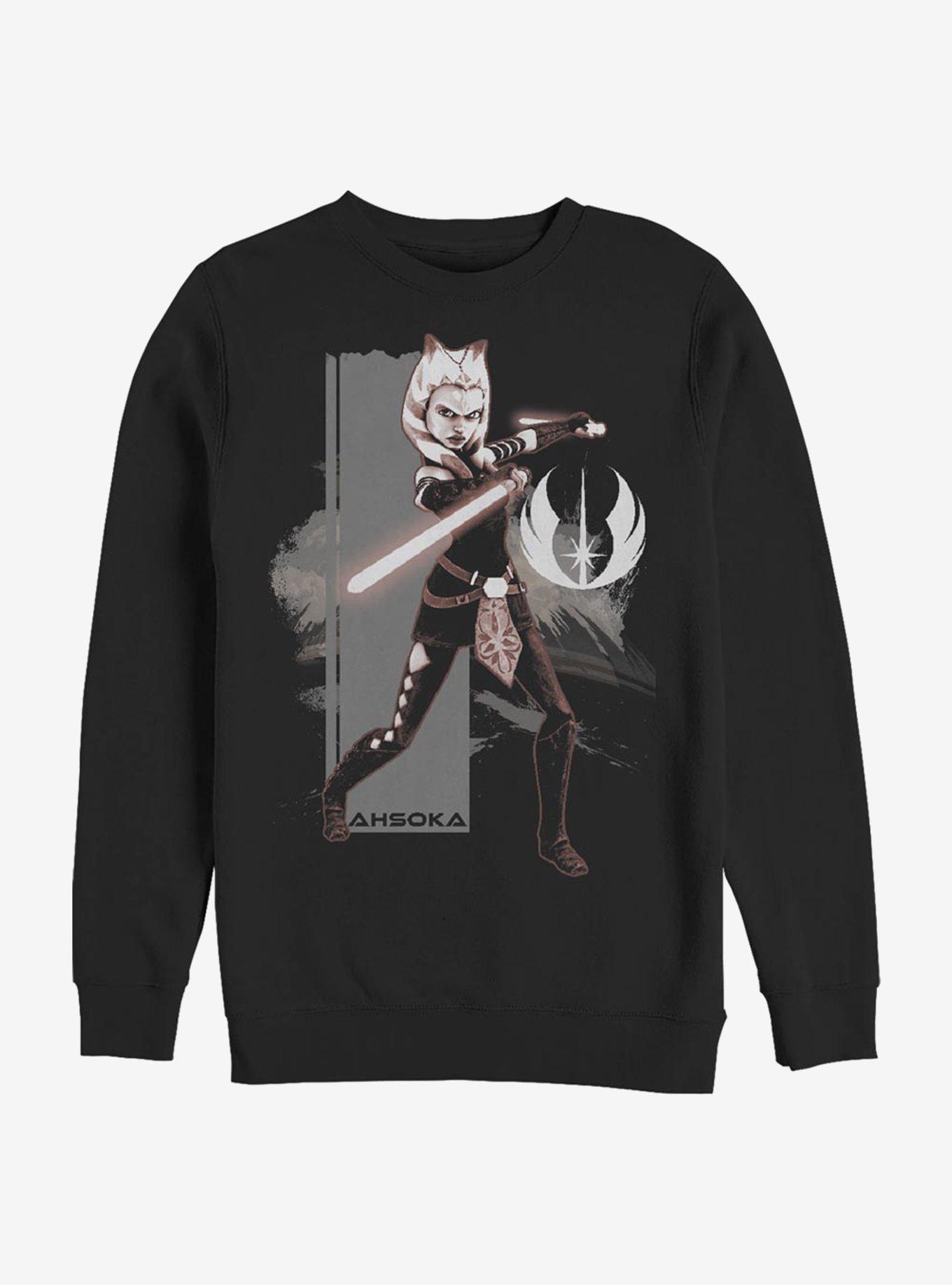 Star Wars Ahsoka Jedi Grayscale Sweatshirt, , hi-res