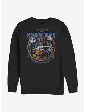 Star Wars The Mandalorian Ahsoka Retro Bright Sweatshirt, , hi-res