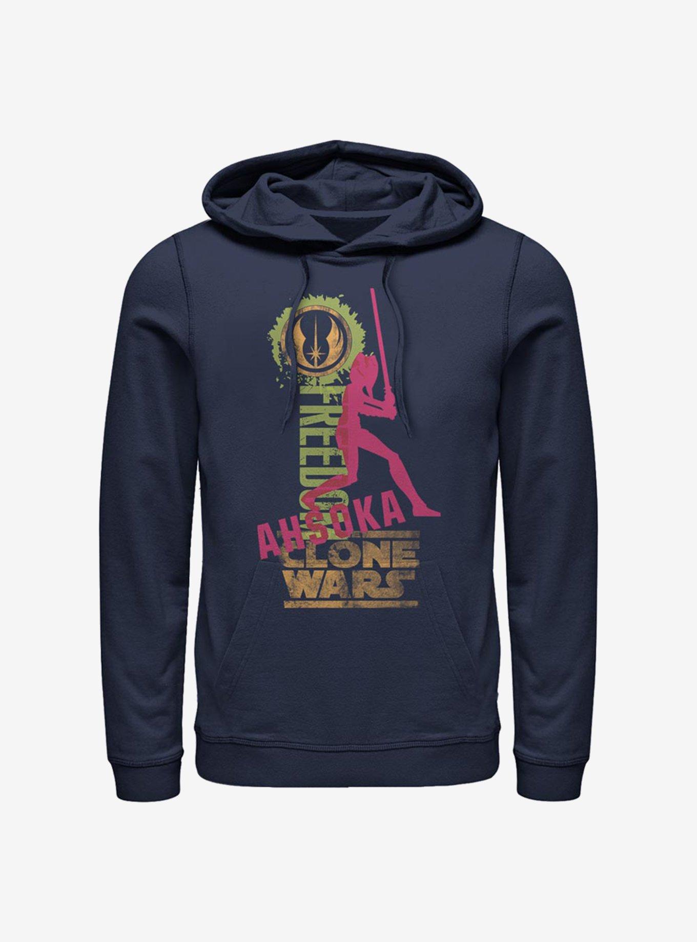 Star Wars: The Clone Wars Ahsoka Freedom Hoodie, NAVY, hi-res