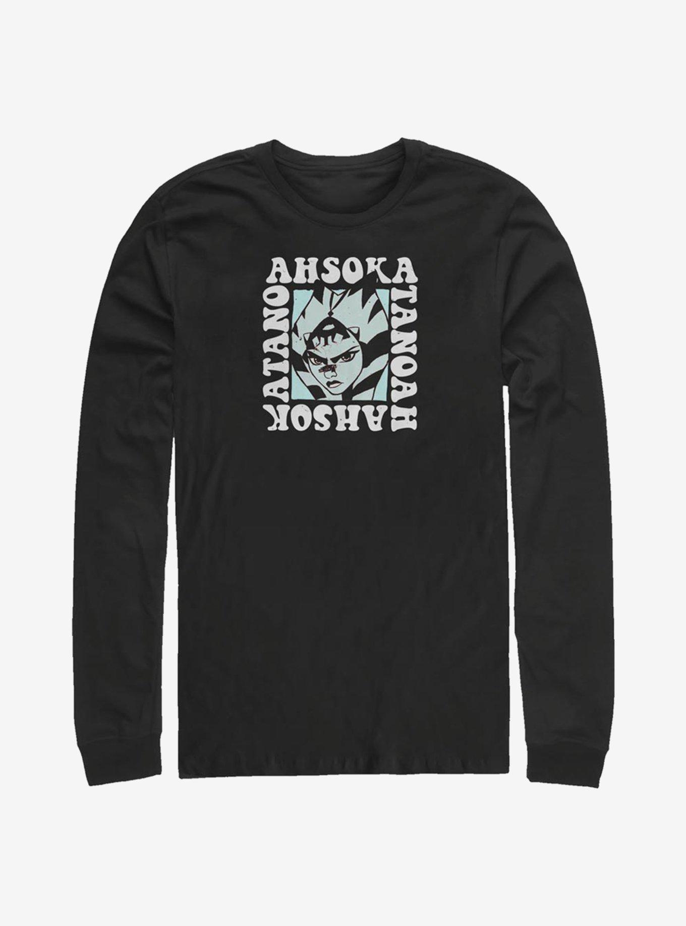 Star Wars Forces Of Destiny Ahsoka Groovy Long-Sleeve T-Shirt, BLACK, hi-res