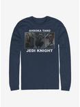 Star Wars The Mandalorian Ahsoka Battle Long-Sleeve T-Shirt, NAVY, hi-res