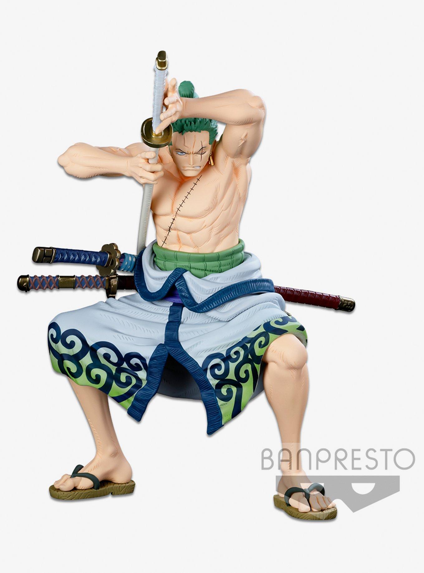 Banpresto One Piece World Figure Colosseum 3 Super Master Stars Piece Roronoa Zoro (The Original Ver.) Figure, , hi-res