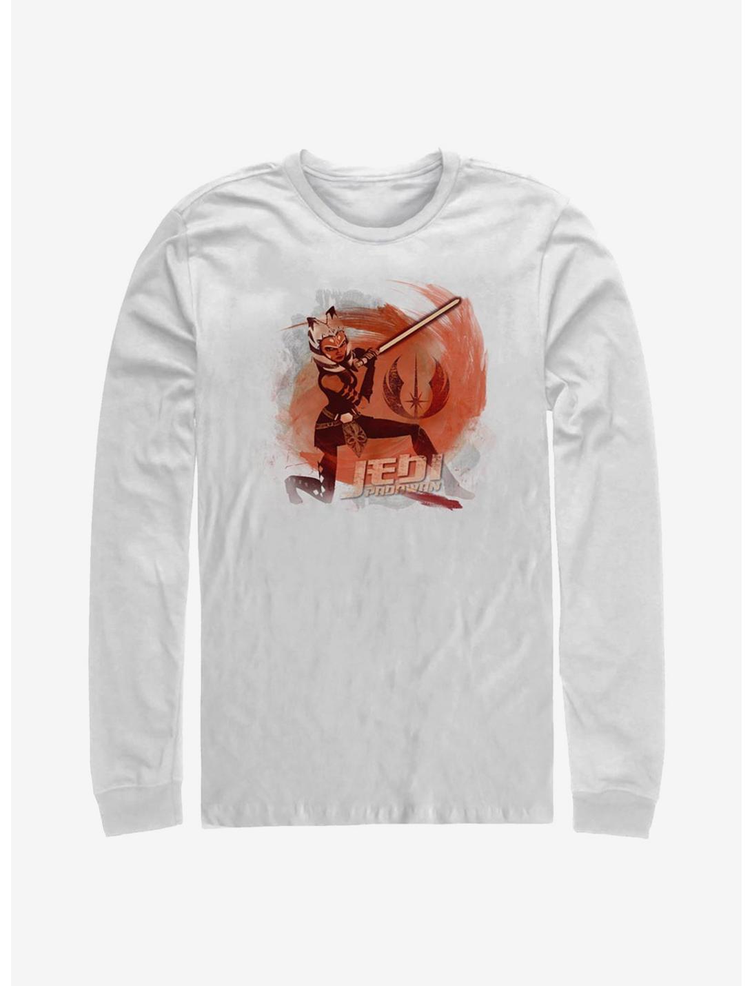 Star Wars Ahsoka Red Long-Sleeve T-Shirt, WHITE, hi-res