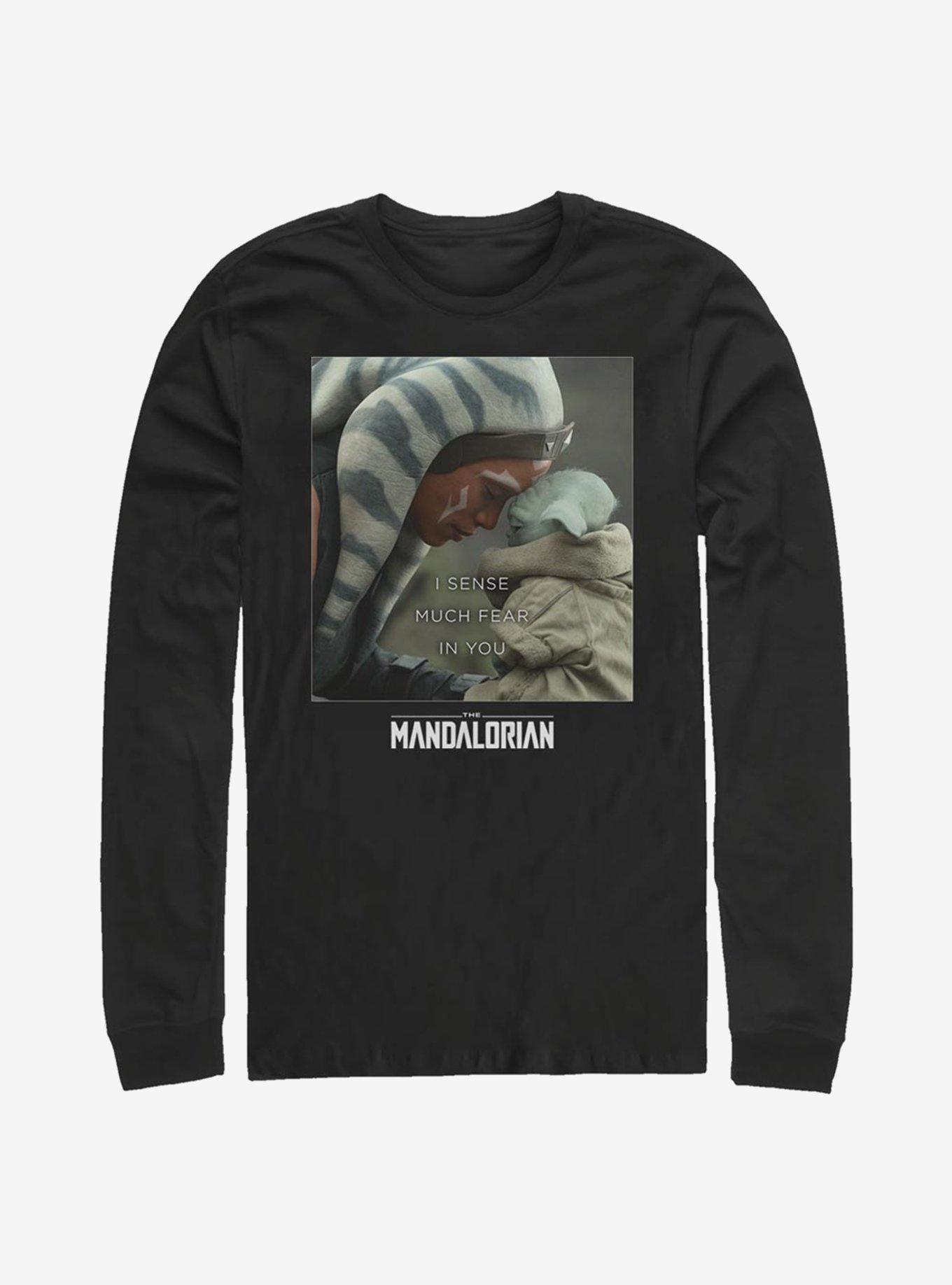 Star Wars The Mandalorian Ahsoka Jedi Long-Sleeve T-Shirt, BLACK, hi-res view 1