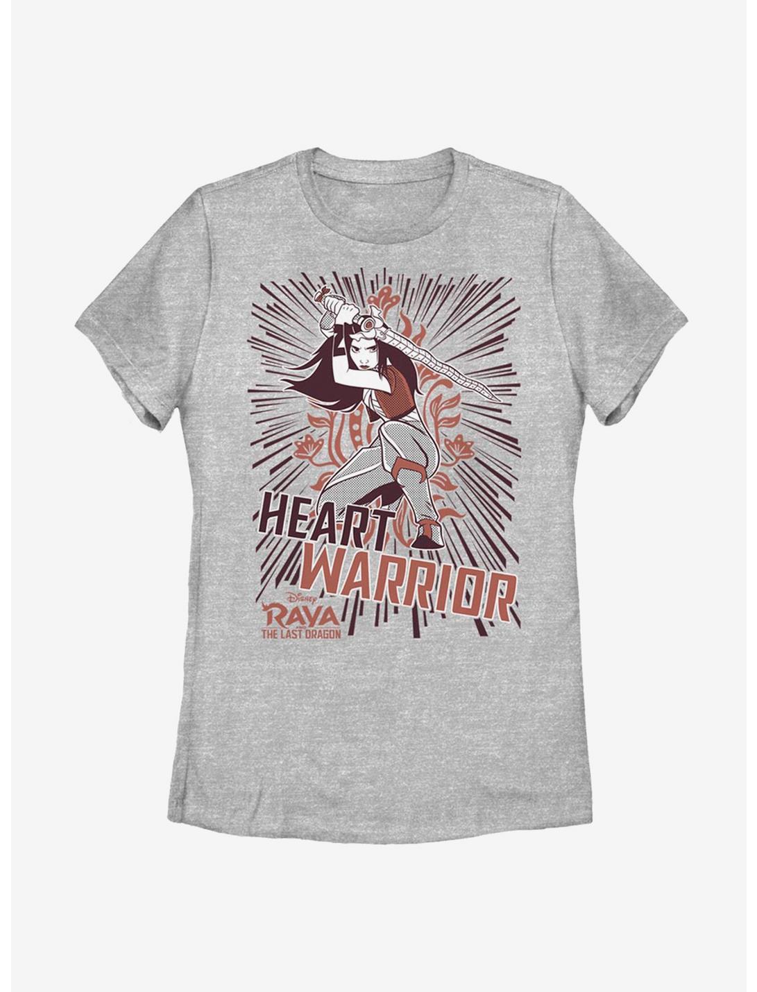 Disney Raya And The Last Dragon Raya Heart Line Womens T-Shirt, ATH HTR, hi-res