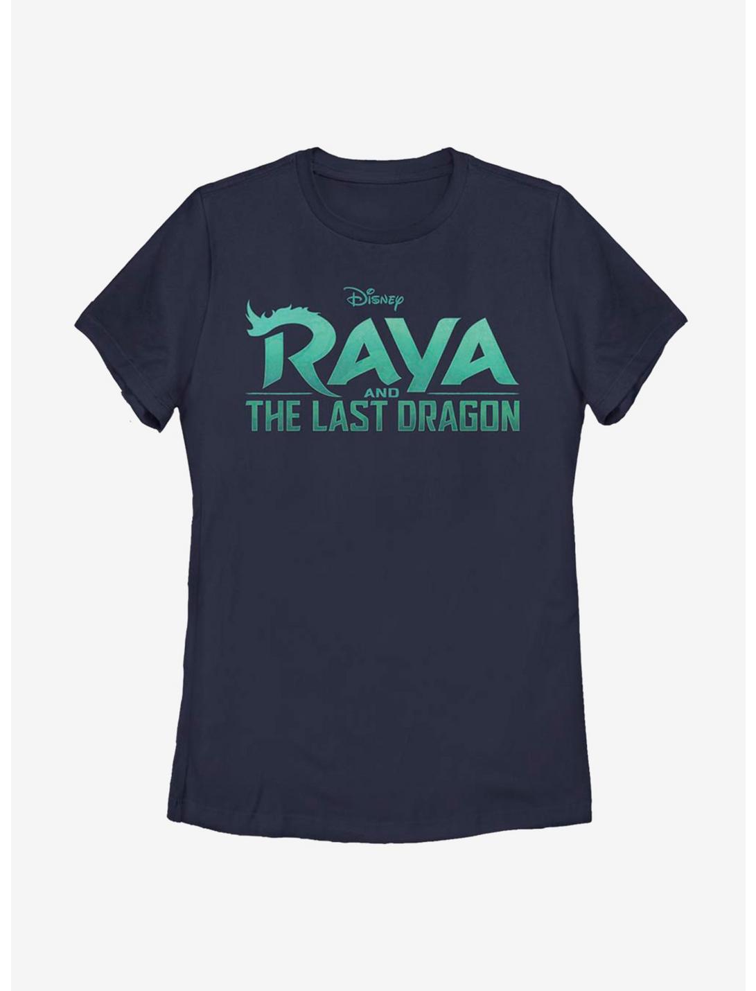 Disney Raya And The Last Dragon Raya Logo Womens T-Shirt, NAVY, hi-res
