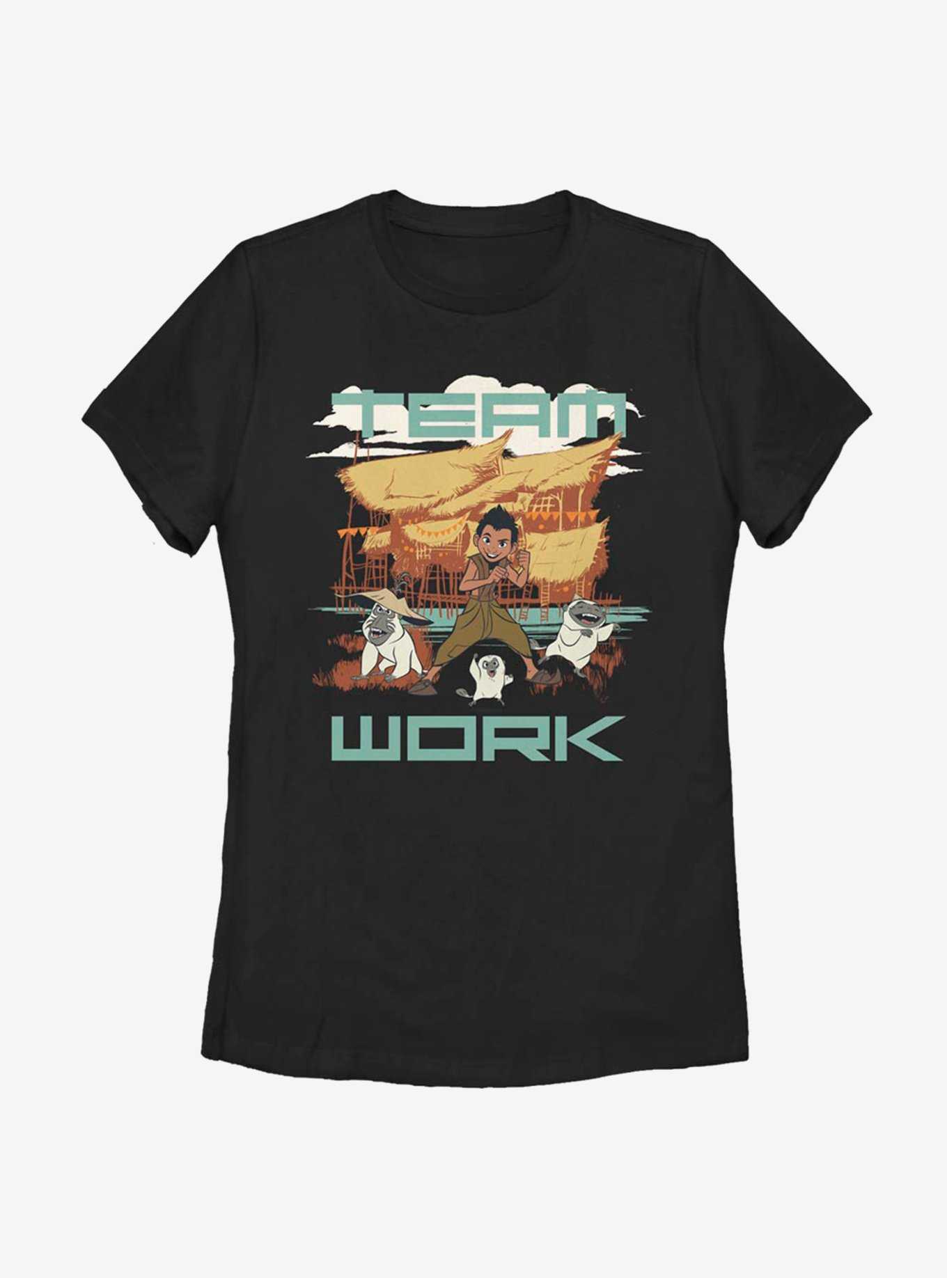 Disney Raya And The Last Dragon Team Work Womens T-Shirt, , hi-res