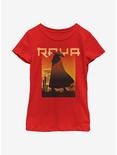 Disney Raya And The Last Dragon Raya Desert Youth Girls T-Shirt, RED, hi-res