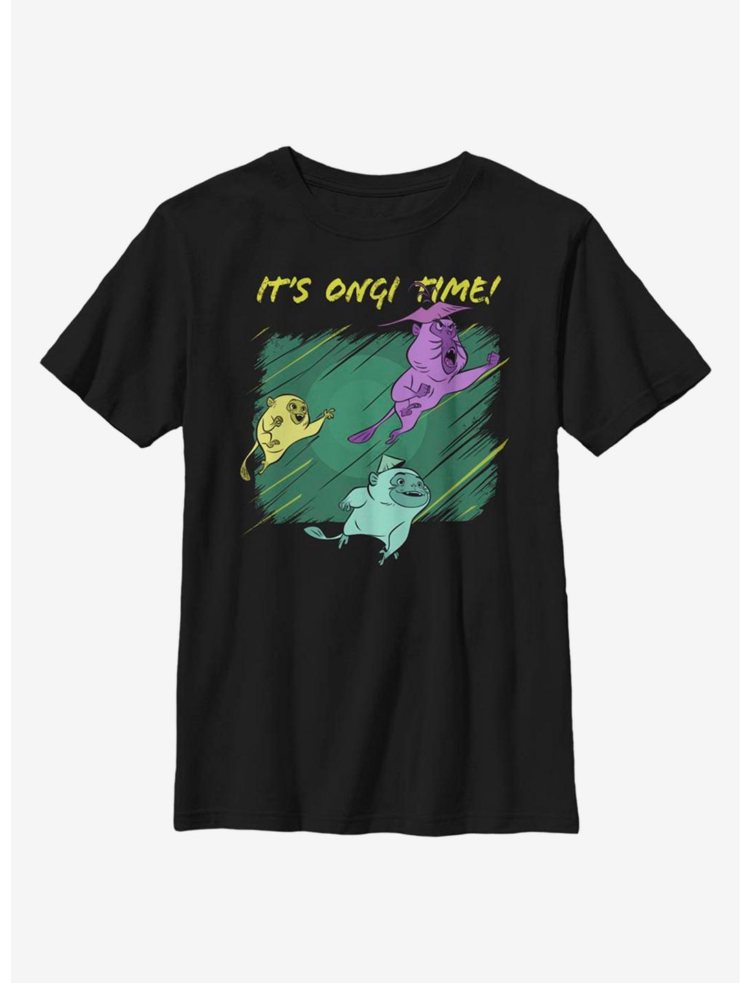 Disney Raya And The Last Dragon Fearless Ongi Trio Youth T-Shirt, BLACK, hi-res