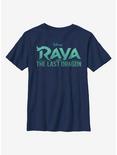 Disney Raya And The Last Dragon Raya Logo Youth T-Shirt, NAVY, hi-res