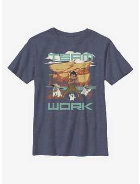 Disney Raya And The Last Dragon Team Work Youth T-Shirt, , hi-res