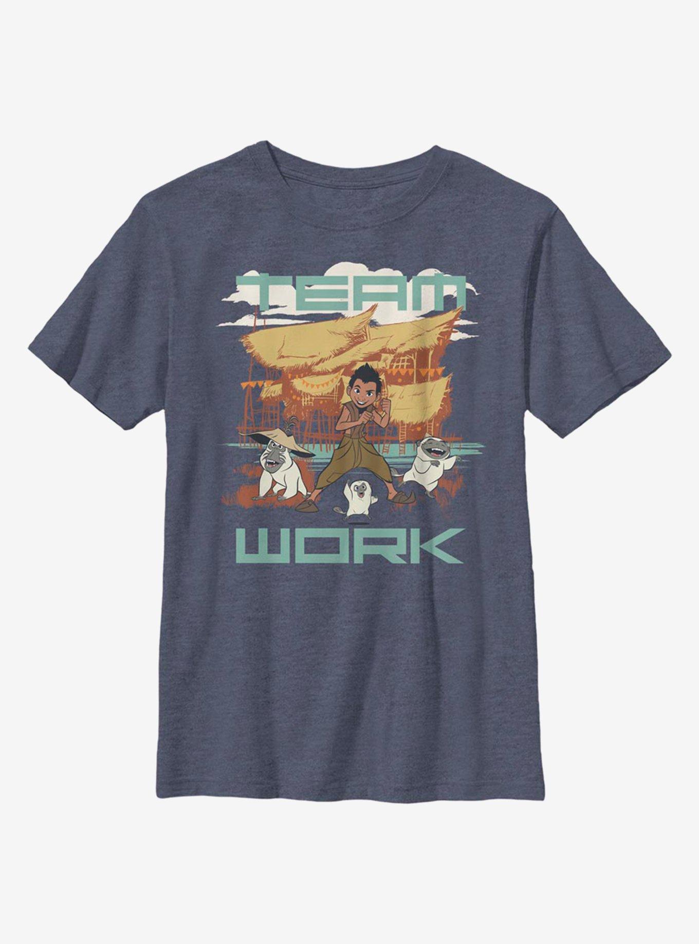 Disney Raya And The Last Dragon Team Work Youth T-Shirt, , hi-res