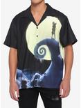 The Nightmare Before Christmas Jack & Sally Sublimated Woven Button-Up, MULTI, hi-res