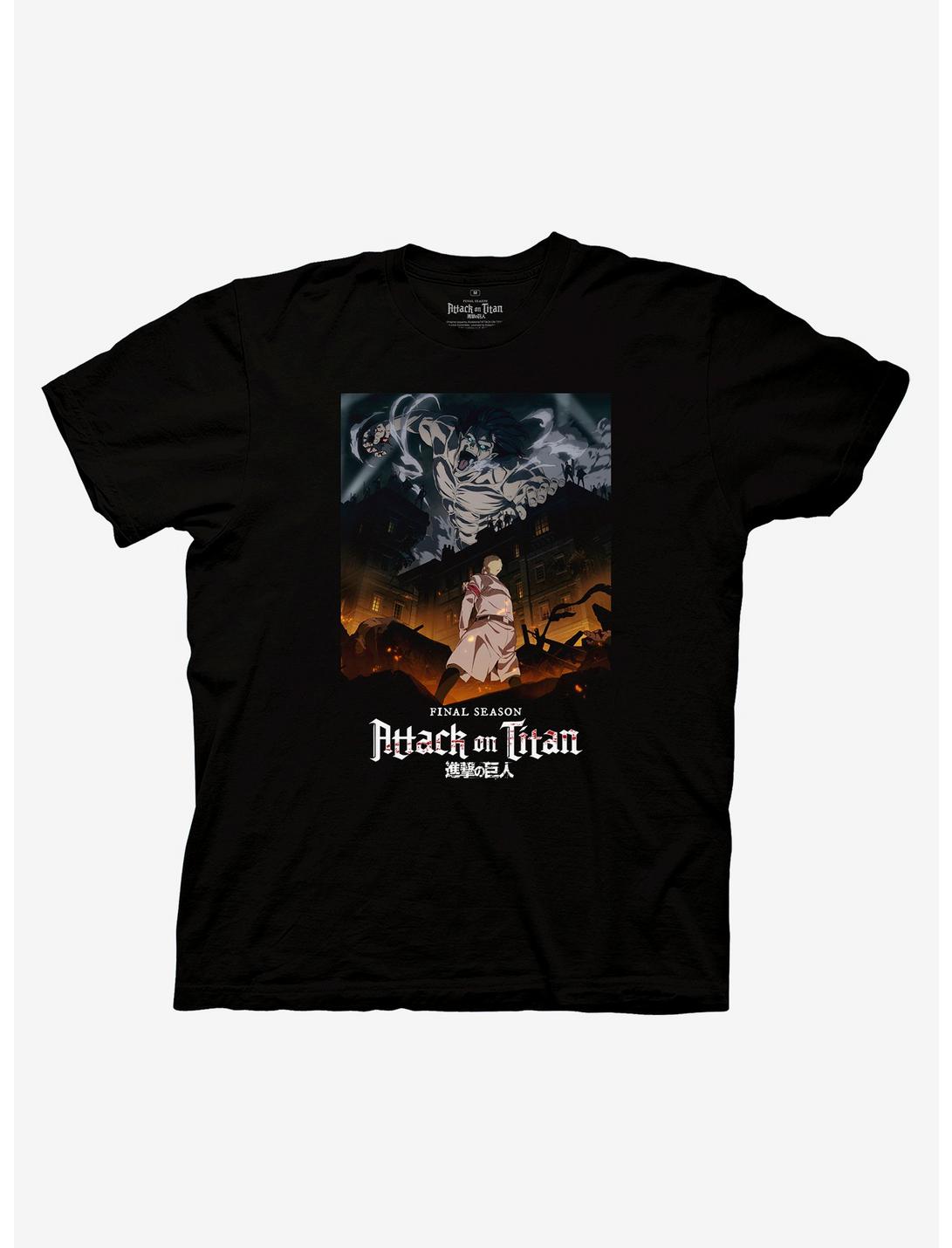 Attack On Titan Final Season Eren Titan T-Shirt, BLACK, hi-res