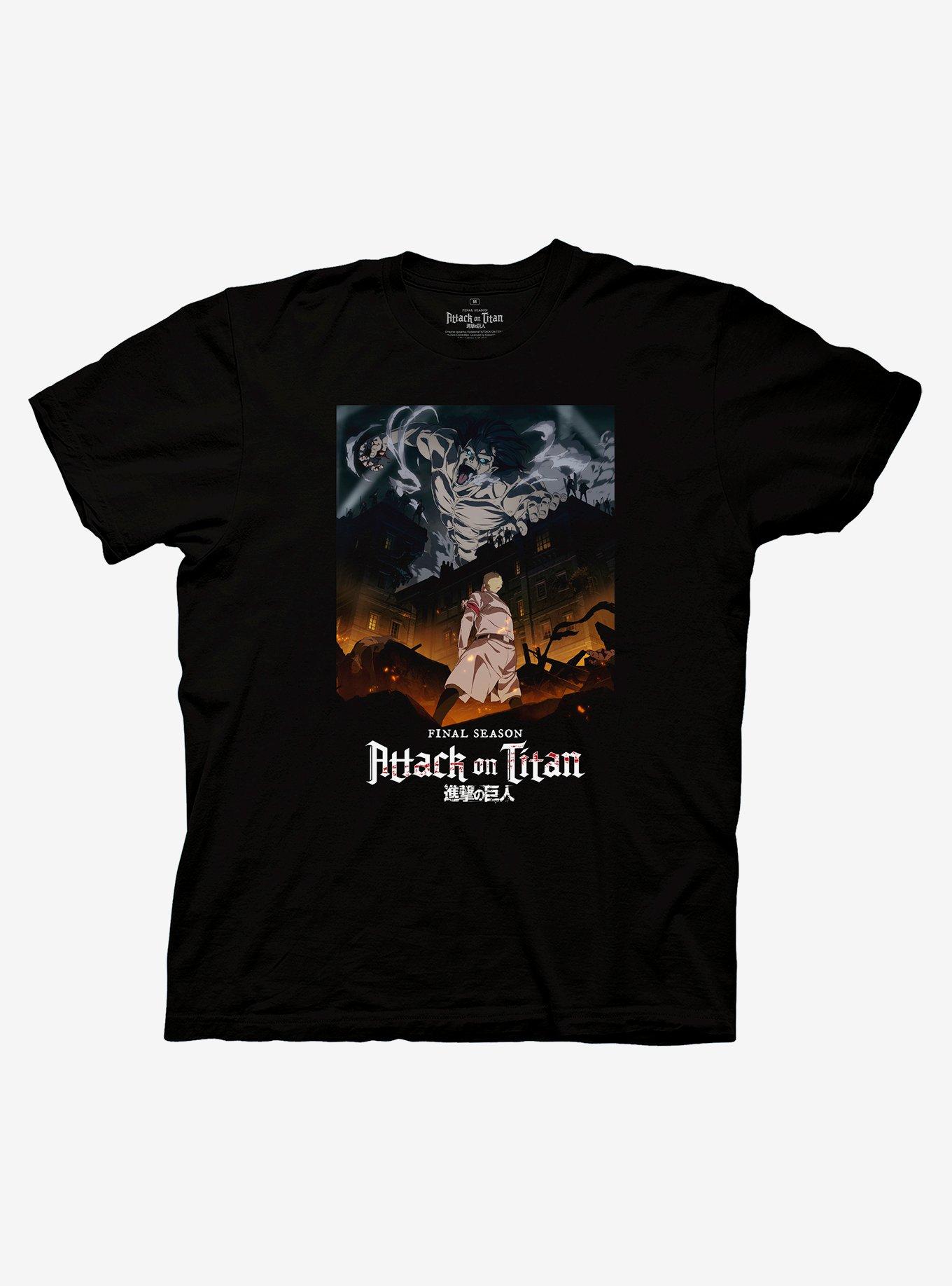 Attack On Titan Final Season Eren Titan T-Shirt, BLACK, hi-res
