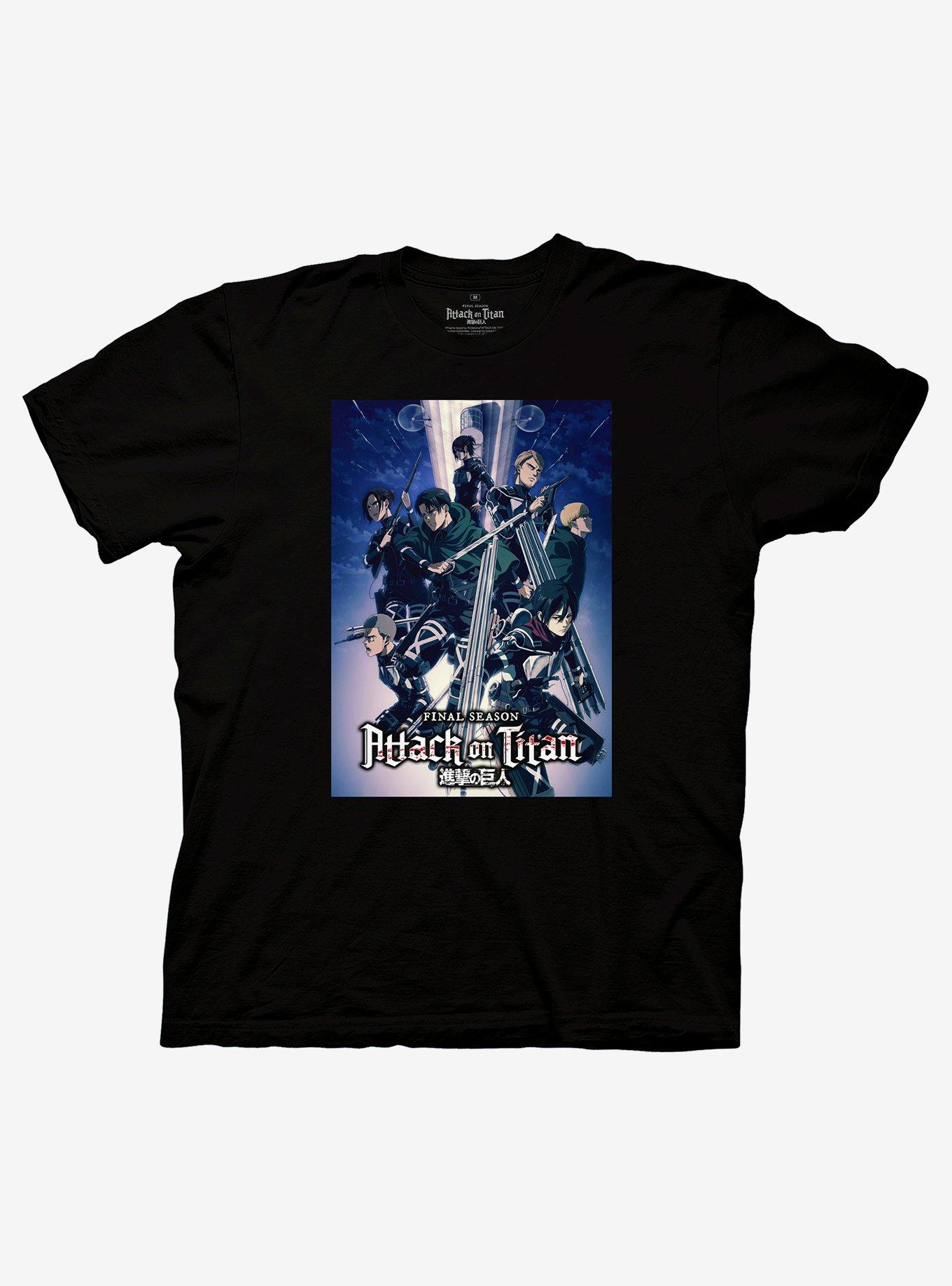 Attack On Titan Final Season Survey Corps T-Shirt, BLACK, hi-res