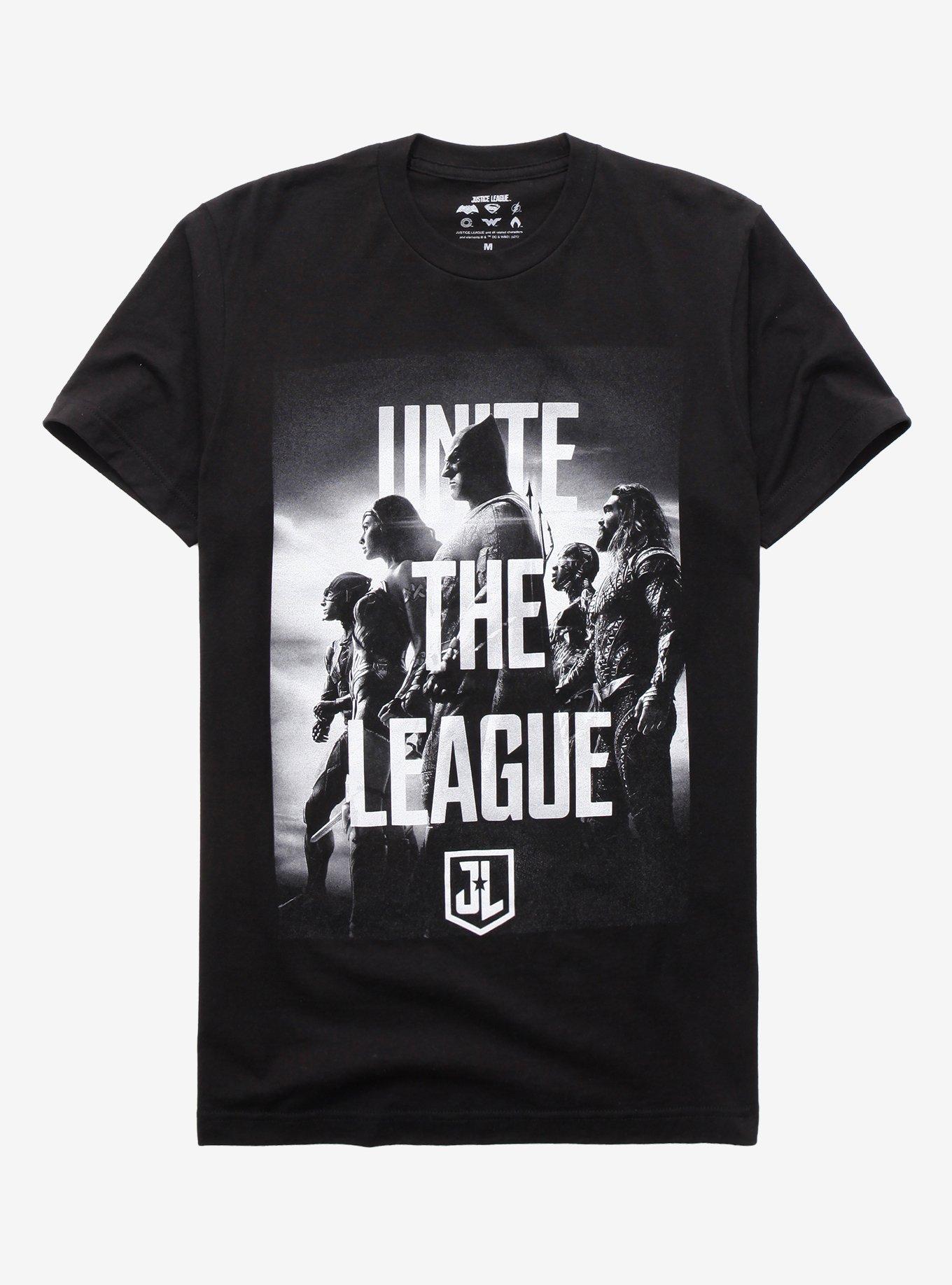 DC Comics Justice League Unite The League T-Shirt, BLACK, hi-res