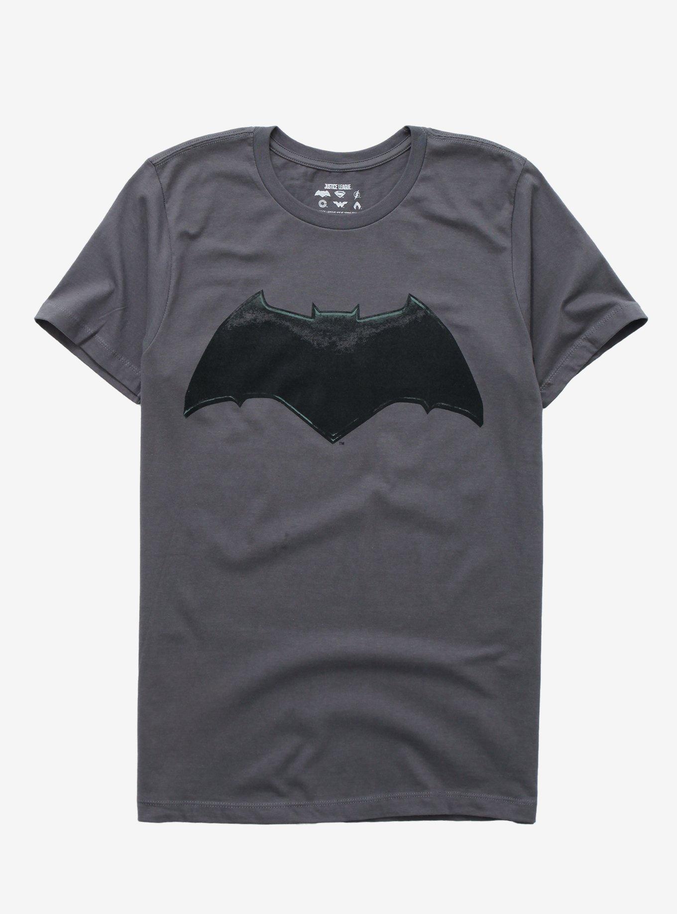 DC Comics Justice League Batman Logo T-Shirt, BLACK, hi-res