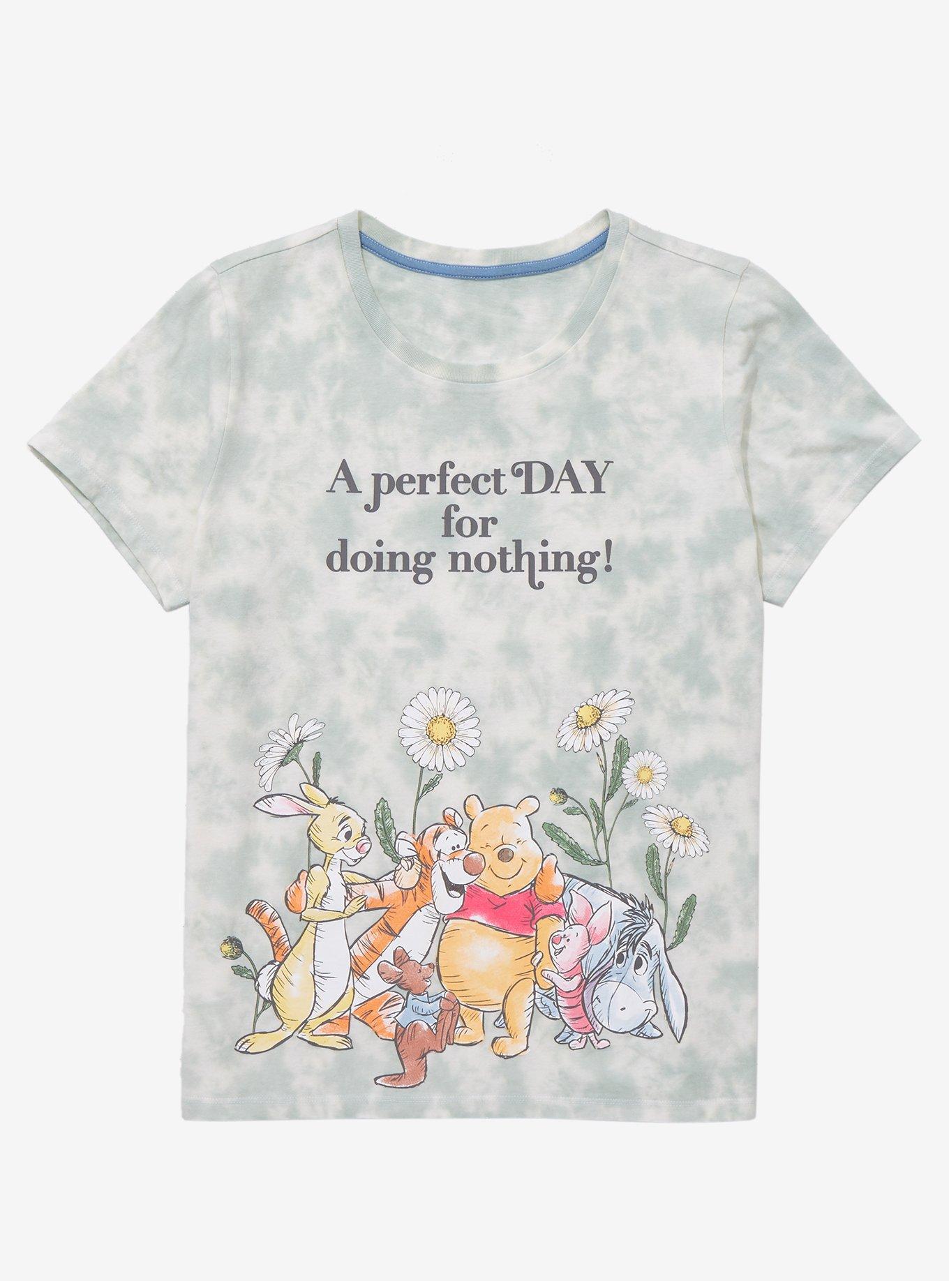 Disney Winnie the Pooh Group Women's Tie-Dye T-Shirt - BoxLunch Exclusive, SAGE, hi-res