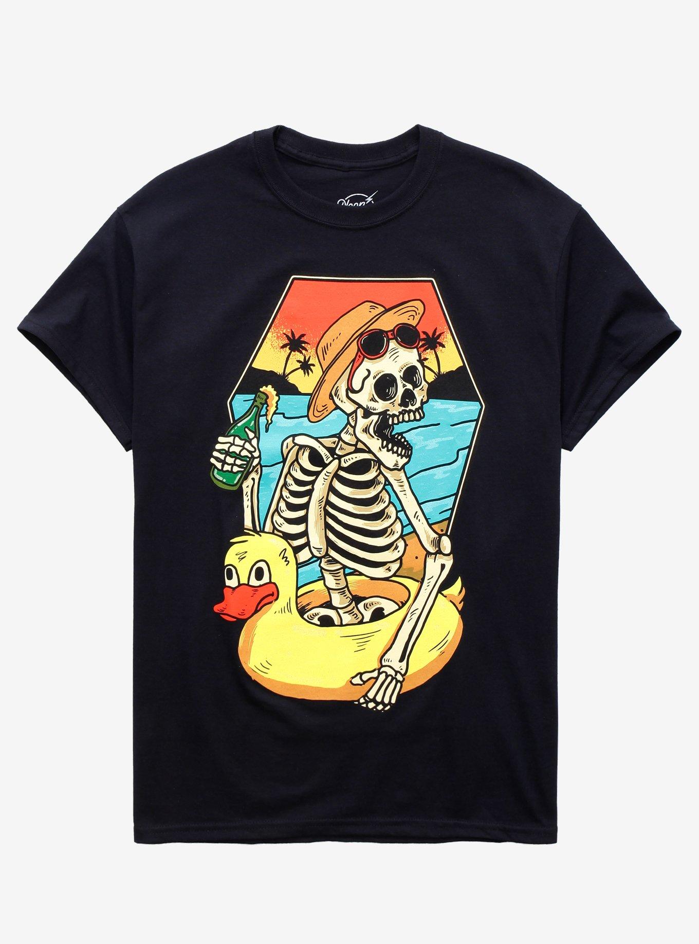 Skeleton Duck Float T-Shirt, MULTI, hi-res