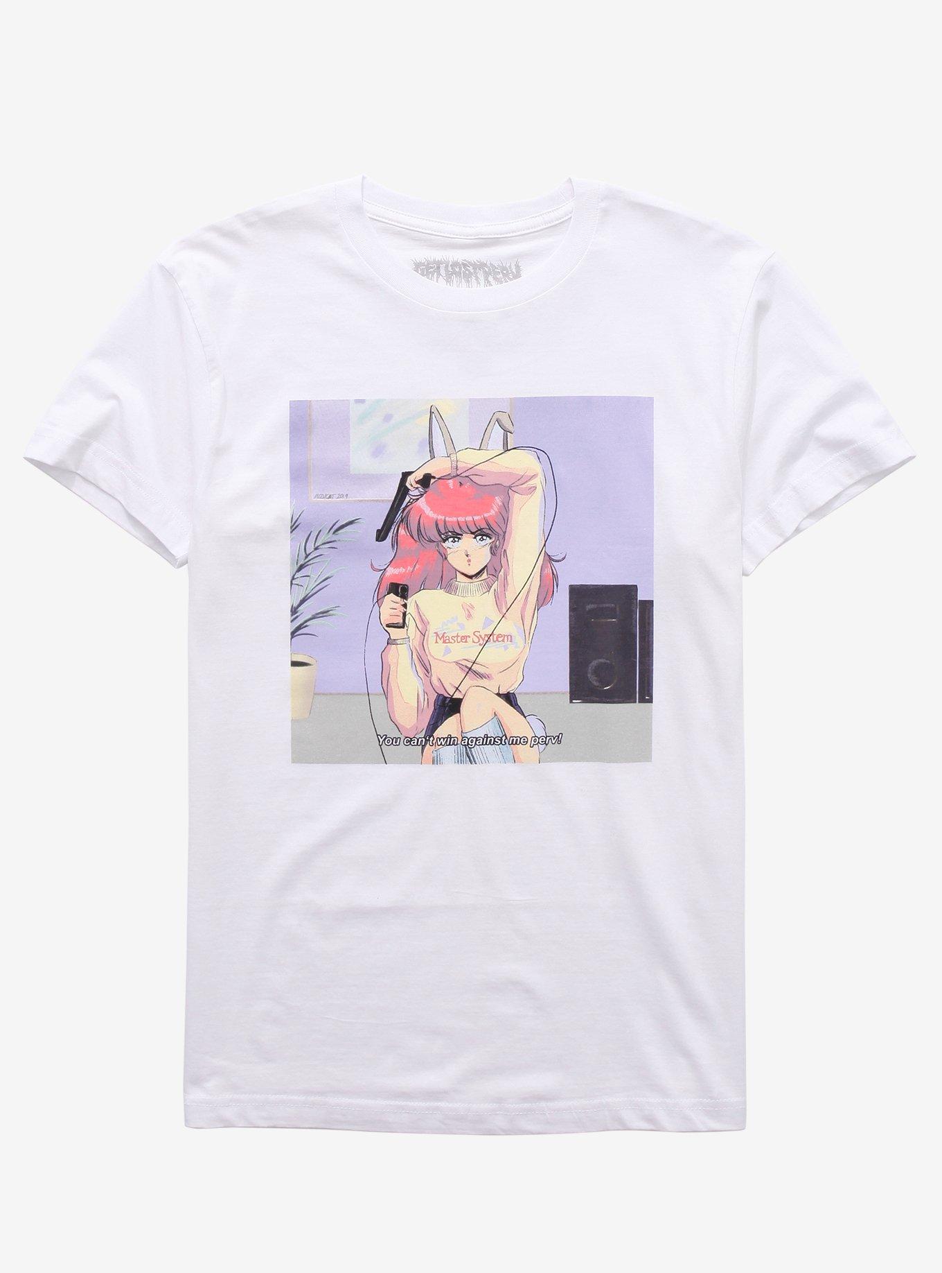 Get Lost Perv Bunny Girl T-Shirt, MULTI, hi-res
