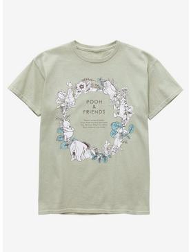 Disney Winnie the Pooh Pooh & Friends Floral Youth T-Shirt - BoxLunch Exclusive, , hi-res