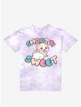 Corgi Short & Sweet Youth Tie-Dye T-Shirt - BoxLunch Exclusive, TIE DYE, hi-res