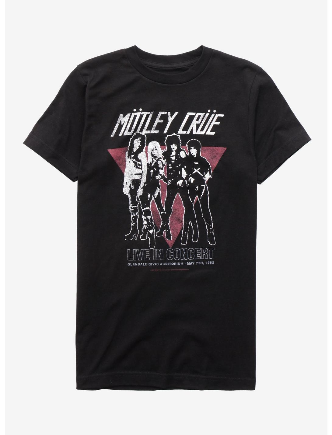 Motley Crue Live In Concert Girls T-Shirt, BLACK, hi-res
