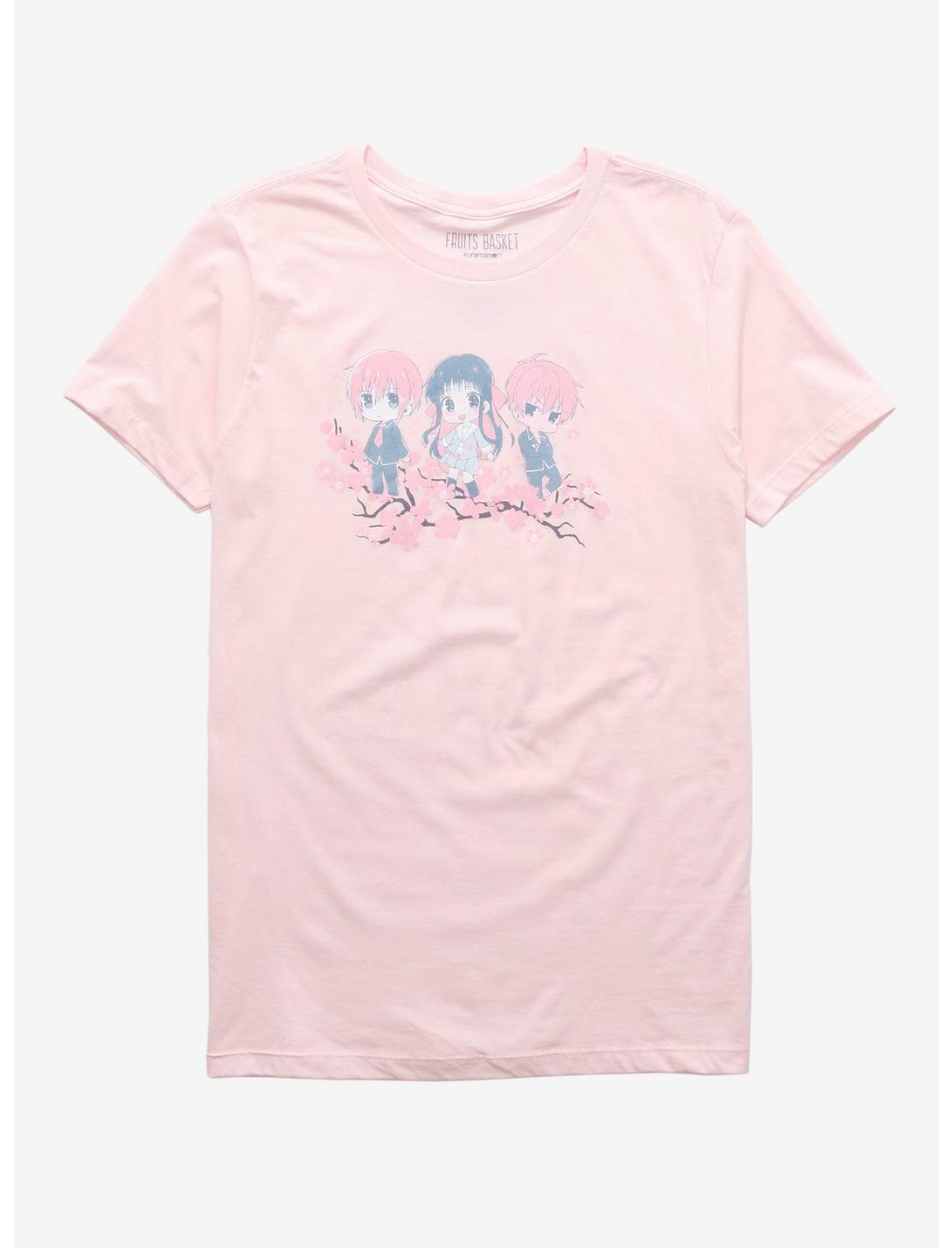 Fruits Basket Chibi Cherry Blossom Girls T-Shirt, MULTI, hi-res