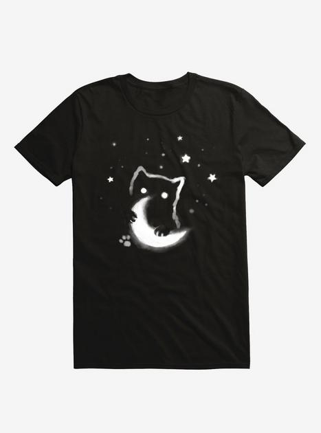 Moon Cat T-Shirt By Fox Shiver | Hot Topic