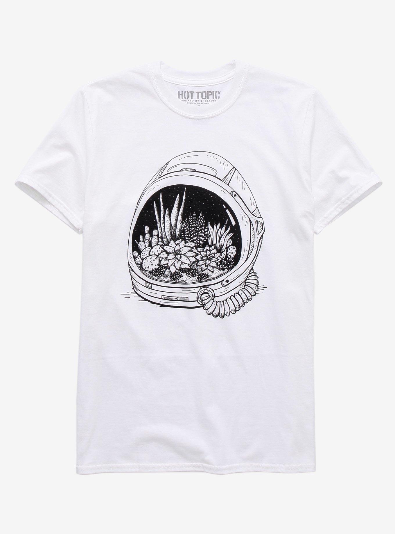 Space Terrarium T-Shirt By Spacey Gracey, BLACK, hi-res