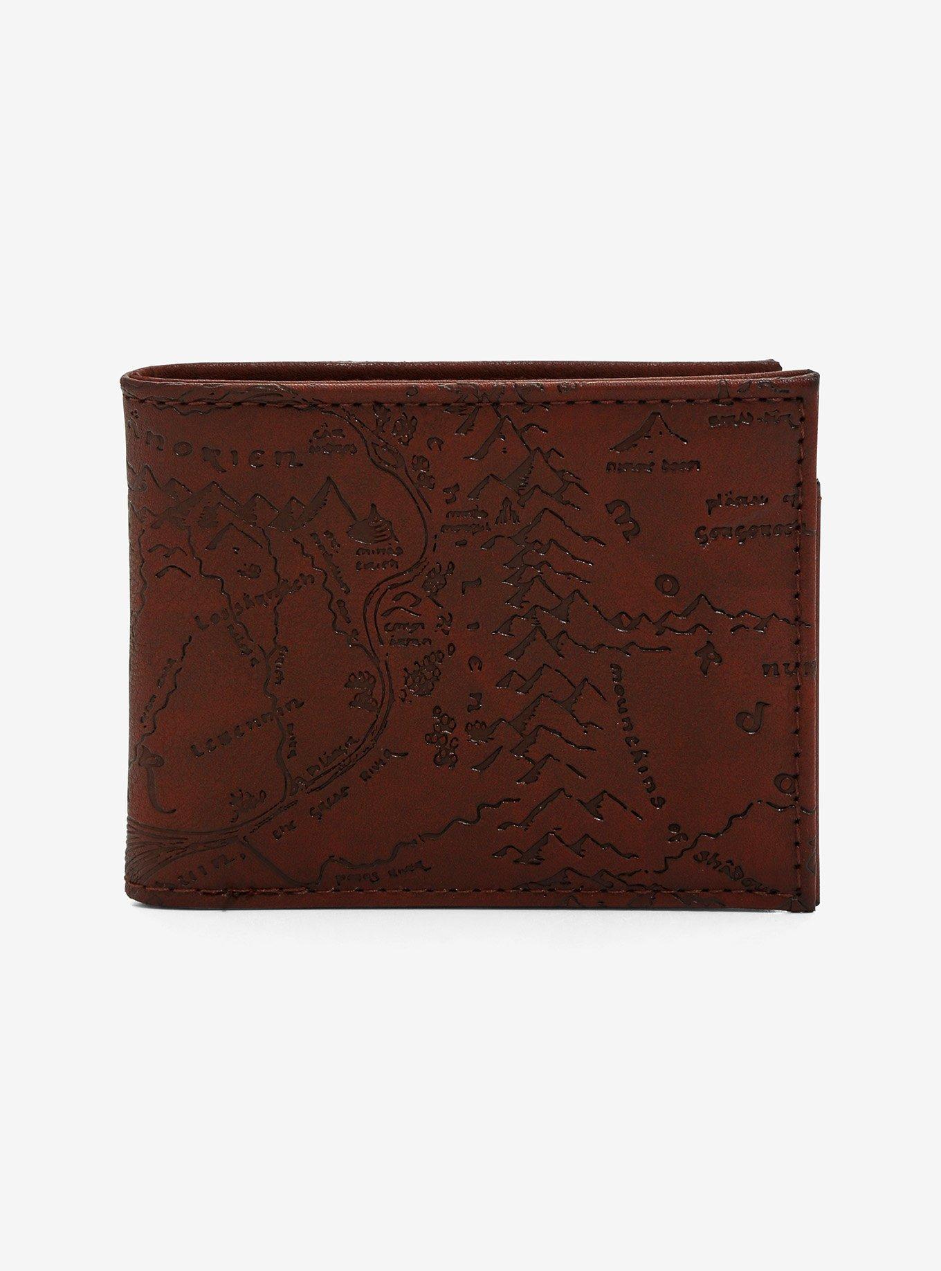 Lord of the Rings Middle-Earth Map Bifold Wallet - BoxLunch Exclusive, , hi-res