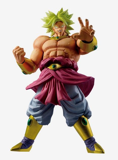 FIGURINE DRAGON BALL Z Gogeta SSJ vs Broly PVC 28 cm Avec Socle