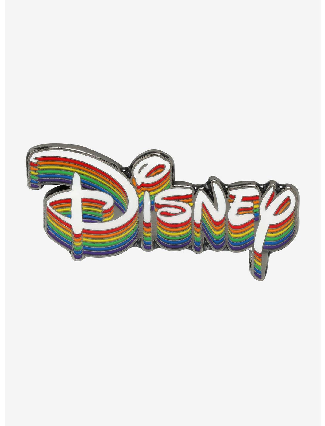 Loungefly Disney Pride Logo Enamel Pin - BoxLunch Exclusive, , hi-res