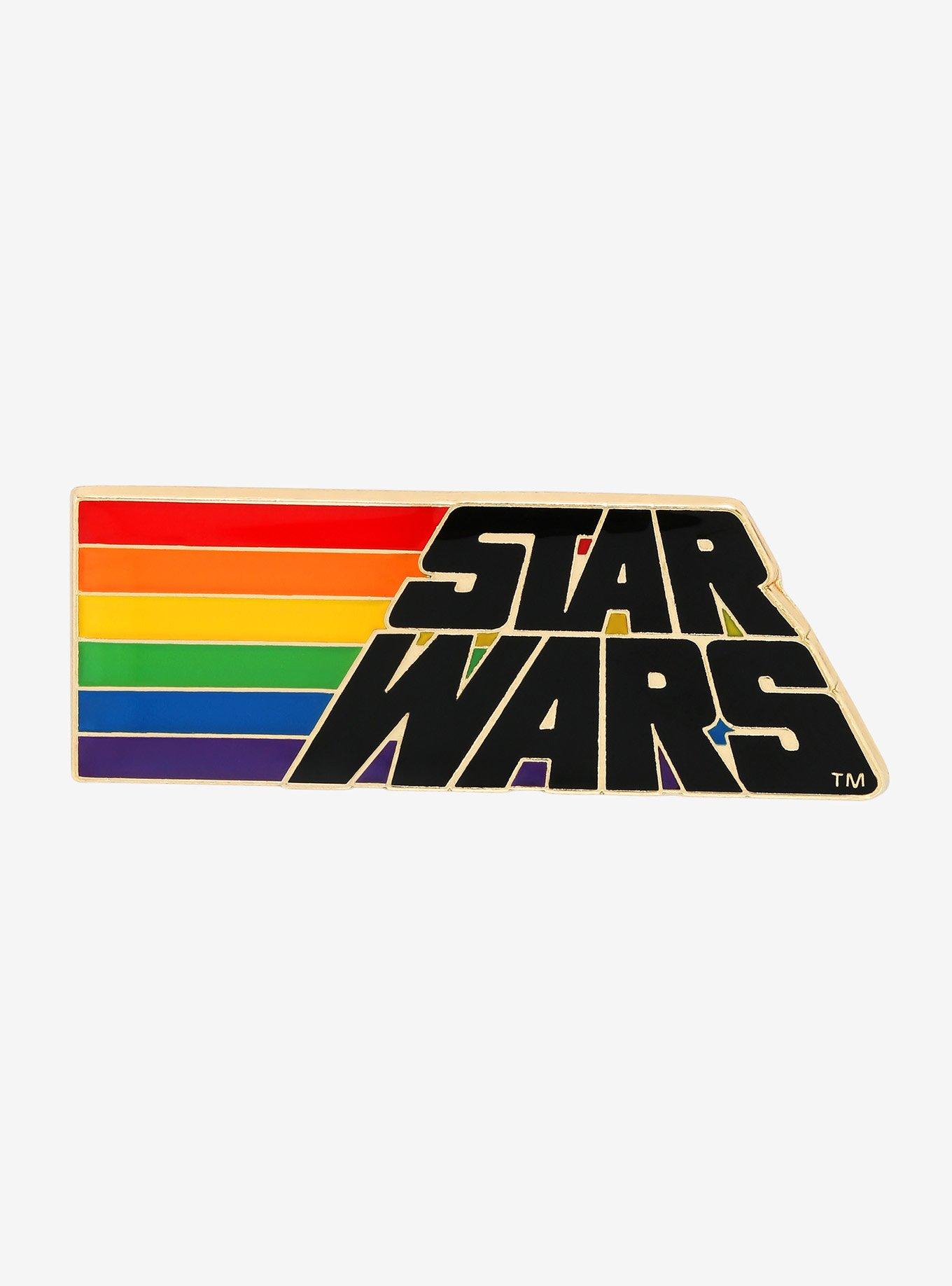 Loungefly Star Wars Pride Logo Enamel Pin - BoxLunch Exclusive, , hi-res