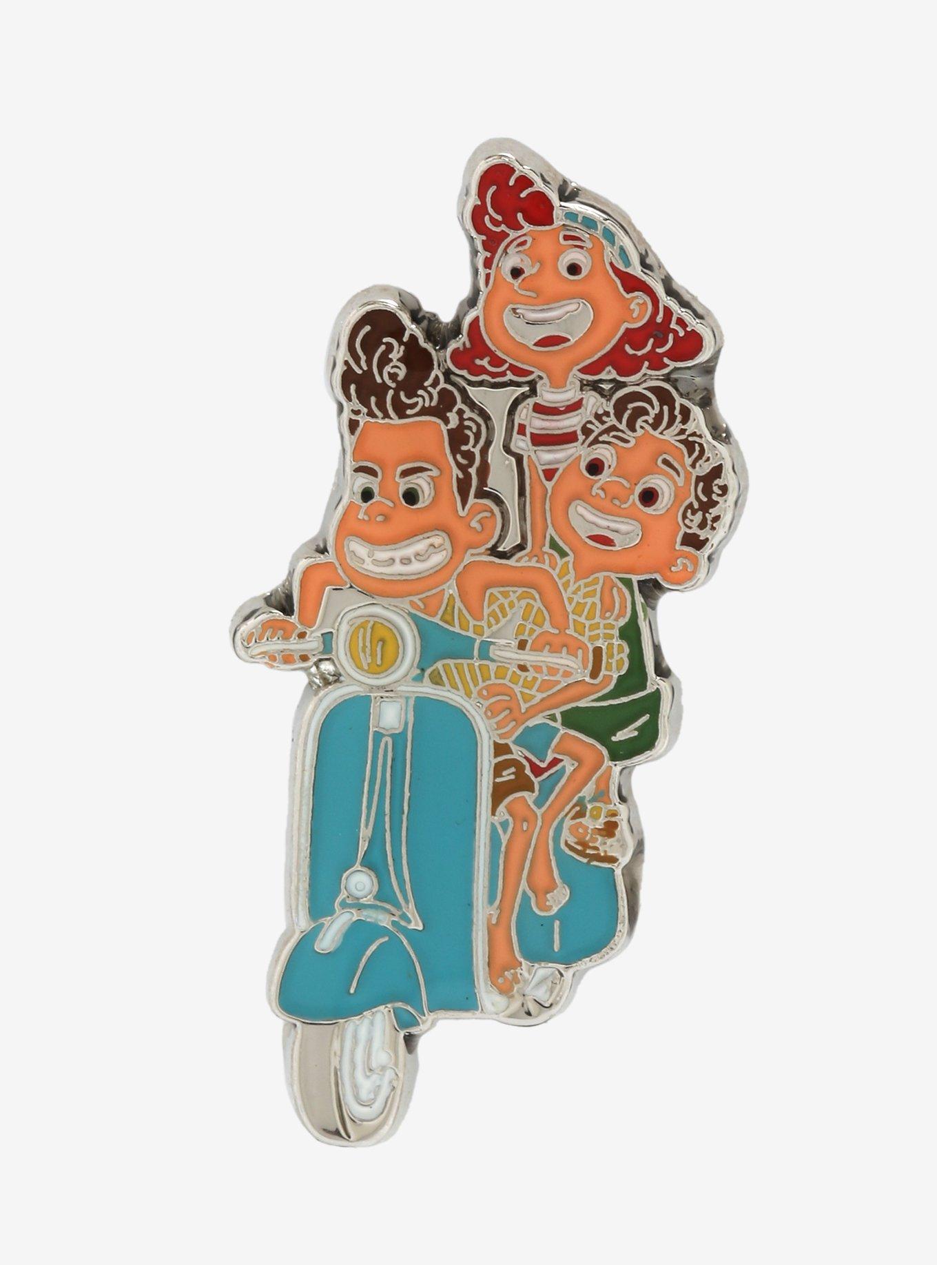 Disney Pixar Luca Scooter Enamel Pin - BoxLunch Exclusive, , hi-res