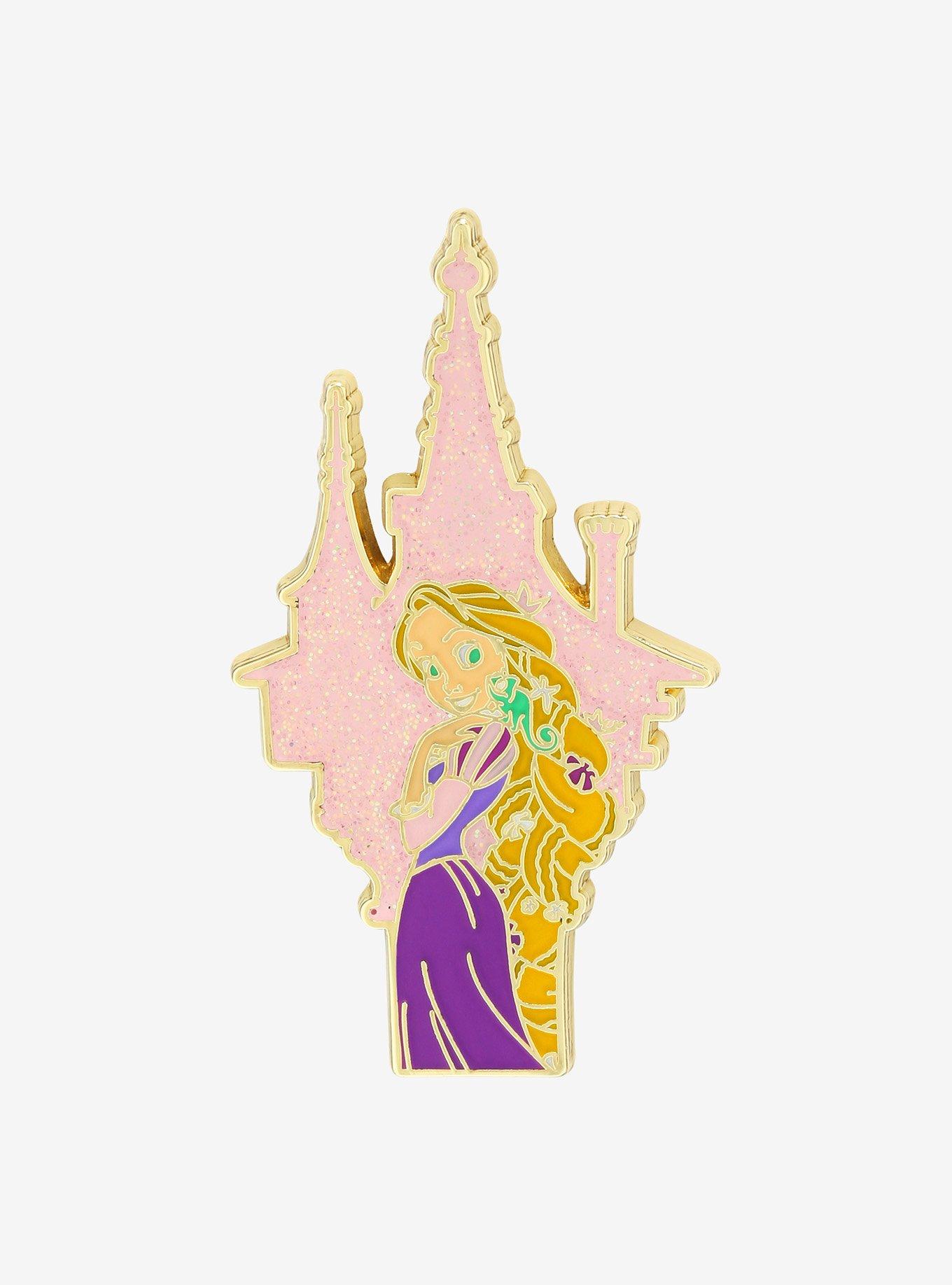 Disney Tangled Rapunzel with Tower Enamel Pin - BoxLunch Exclusive ...