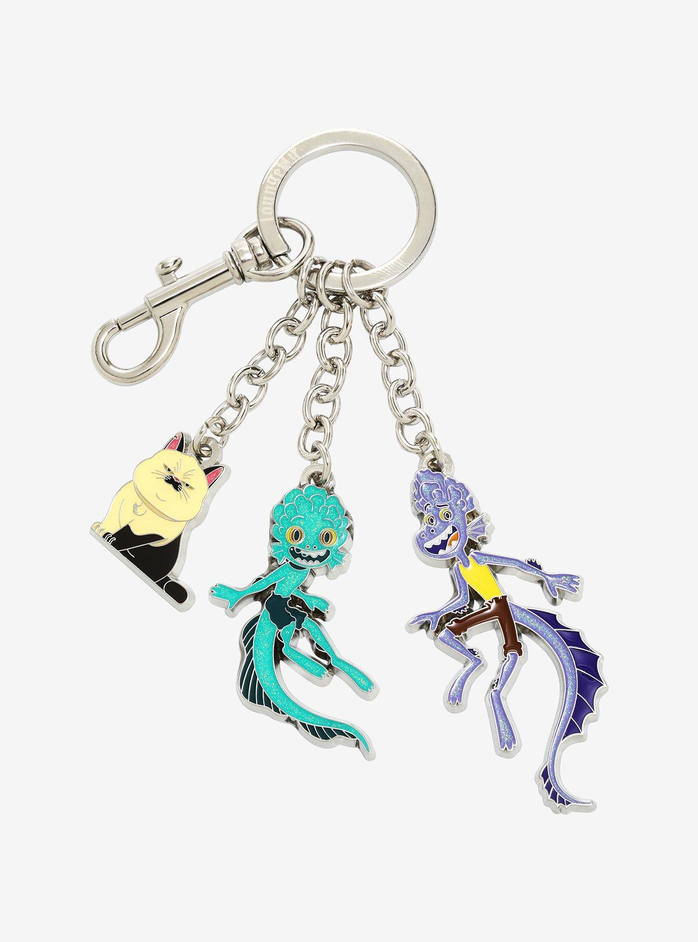 Loungefly Disney Pixar Luca Trio Charm Keychain - BoxLunch Exclusive ...