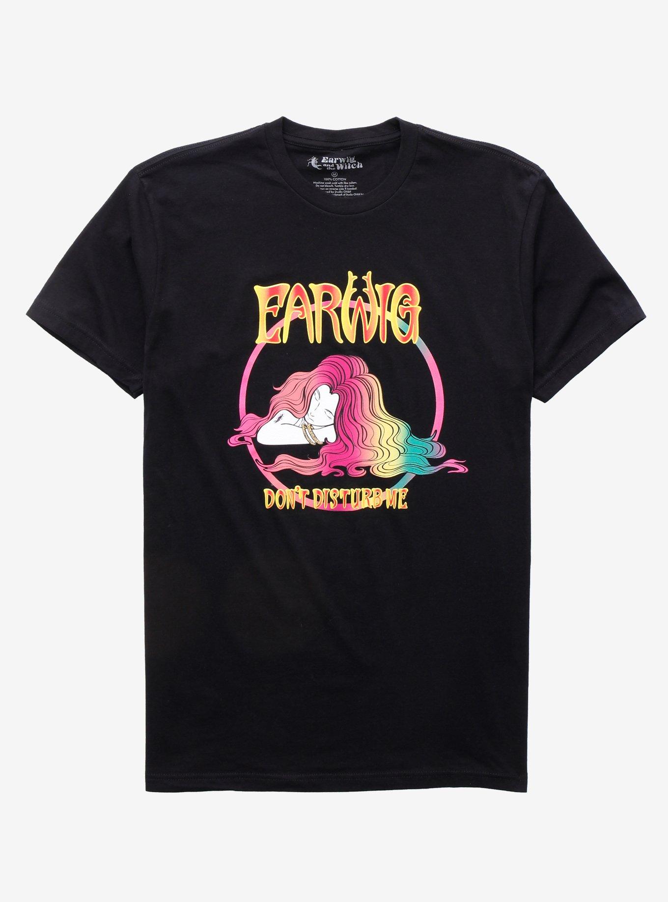 Our Universe Studio Ghibli Earwig and the Witch Don't Disturb Me T-Shirt, BLACK, hi-res