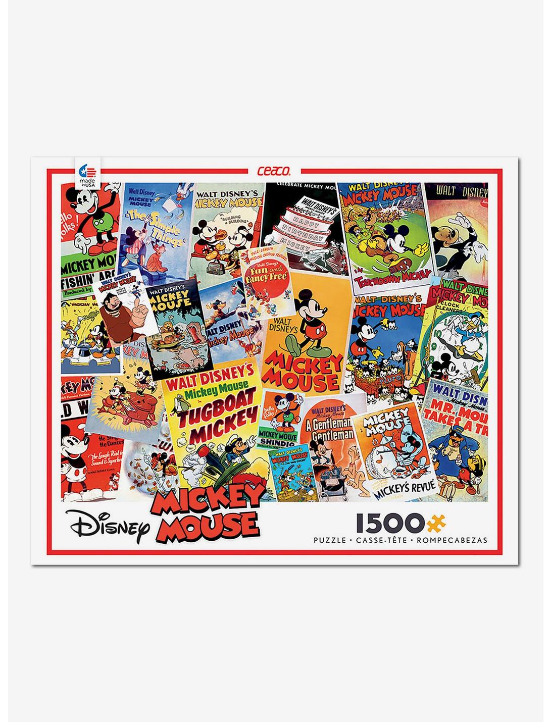 Disney Mickey Mouse Movie Posters 1500-Piece Puzzle, , hi-res